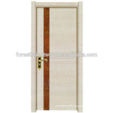 Modern Melamine Finish Wooden Interior Bathroom Door